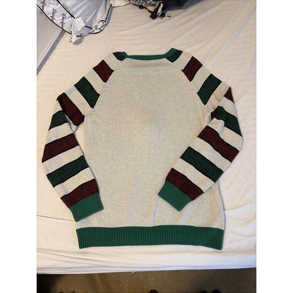 Ugly Christmas Sweater Mens XL Reindeer 3D Pom Pom Nose Holidays RN63925 - Picture 6 of 9